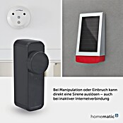 Smartes Türschloss HmIP-DLP-A (Kunststoff, Anthrazit) | BAUHAUS