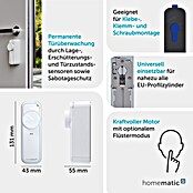 Smartes Türschloss HmIP-DLP (Kunststoff, Weiß) | BAUHAUS