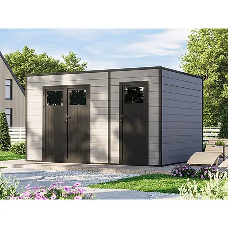 Fjordholz  Gartenhaus Cubus 2-Raum 10,98 m²