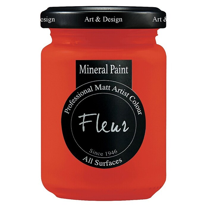 Fleur Pintura mineral (Vivid Red, 130 ml, Mate) | BAUHAUS