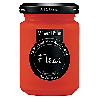 Fleur Pintura mineral (Vivid Red, 130 ml, Mate)