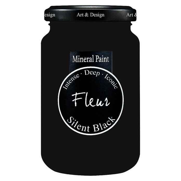 Fleur Pintura mineral (Silent Black, 330 ml, Mate) | BAUHAUS