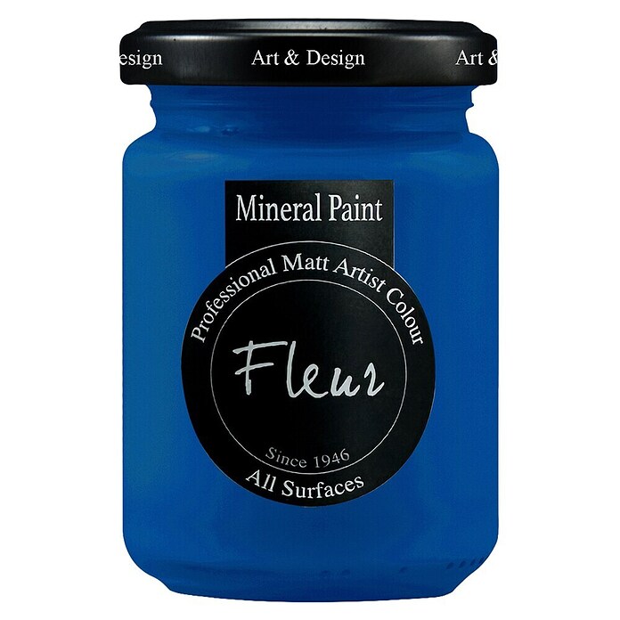 Fleur Pintura mineral (Ultramarine Blue, 130 ml, Mate) | BAUHAUS