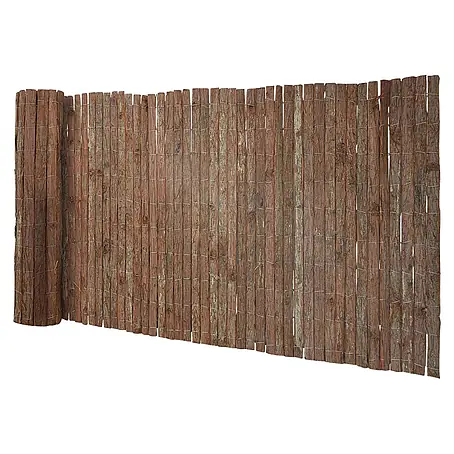 Balkonsichtschutz Rindenmatte