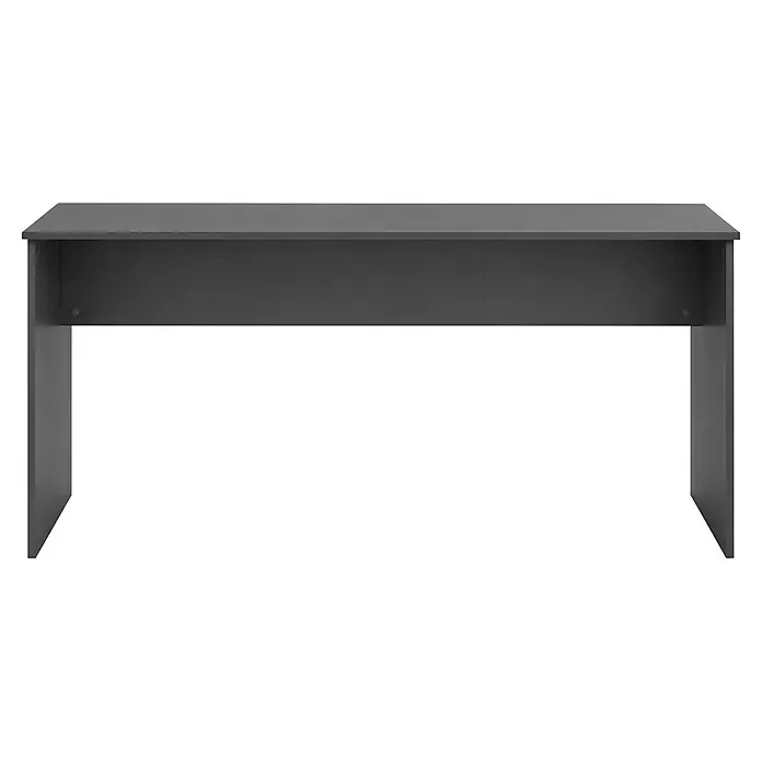 Schildmeyer Metz Schreibtisch - L x B x H: 65 x 144 x 73,6 cm, Anthrazit - Dunkelgrauer minimalistischer Schreibtisch mit rechteckiger Platte und Plattenbeinen.