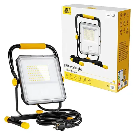 LED's work  LED-Strahler mit Steckdose