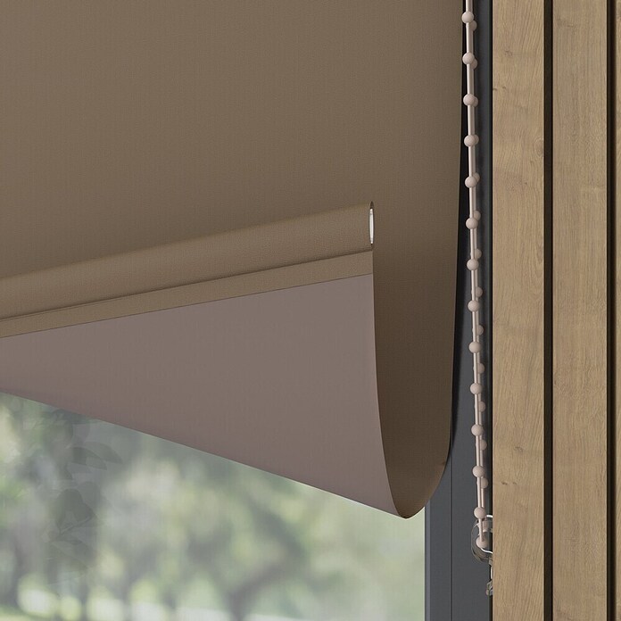 Verduisterend rolgordijn (b x h: 160 x 190 cm, Donkertaupe, 100 % Polyester) | BAUHAUS