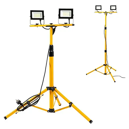 LED's work  LED-Baustrahler Stativ