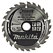 Makita Cirkelzaagblad E-12108 (136 mm, Boorgat: 20 mm, Aantal tanden: 25 st.) | BAUHAUS