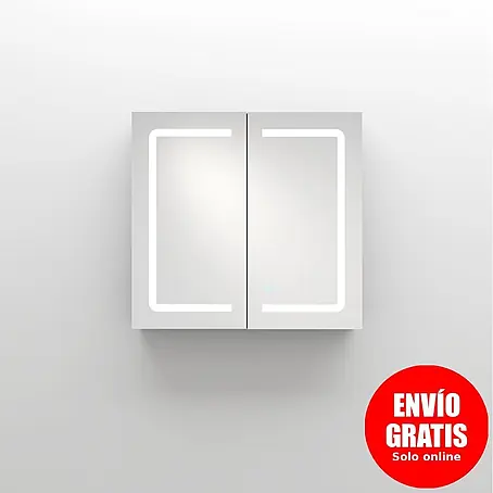 Disbain  Armario con espejo LED Kenya