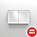 Disbain Armario con espejo LED Kenya 