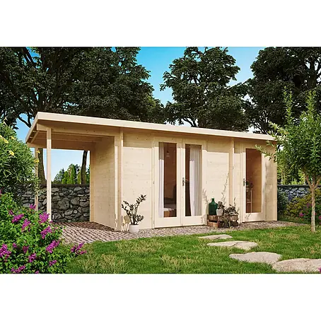 Fjordholz  Gartenhaus Carin 44 A +SD