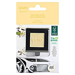 Ipuro Dišava za avto Car Line (Soft Vanilla, Sponke)