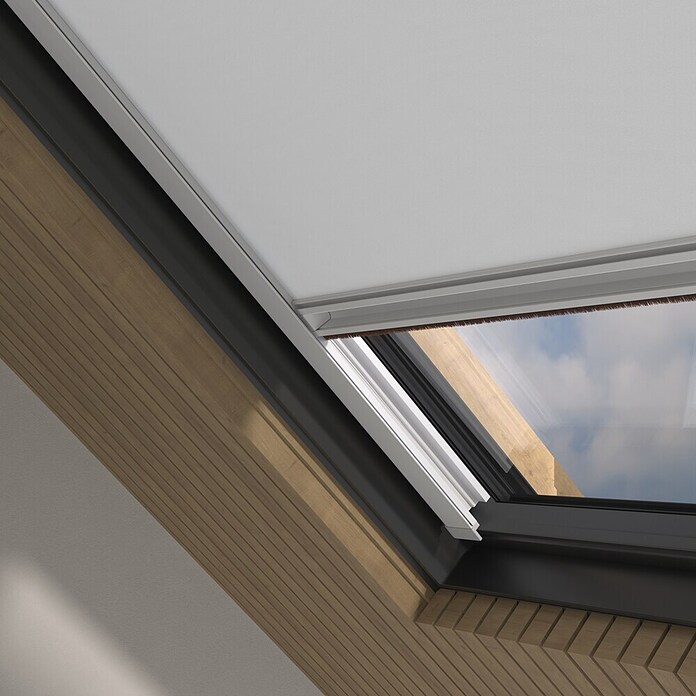Dakraamrolgordijn SK06 (SK06, Wit, Handmatig) | BAUHAUS
