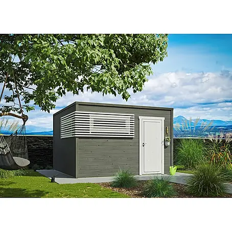 Fjordholz  Gartenhaus Q-BIC Modern 44 D