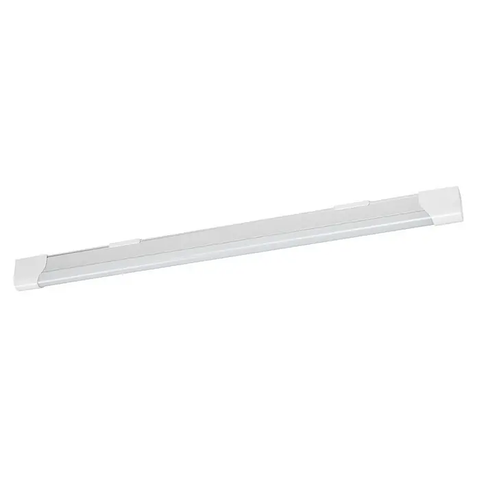 Osram LED-Lichtleiste Value Batten - L x B x H: 63,4 x 2,9 x 4,4 cm, Lichtfarbe: Kaltweiß, 10 W - Eine einzelne, weiße LED-Leuchte, ideal für moderne Beleuchtungslösungen. Sie bietet effizientes Licht und ein schlankes Design für jeden Raum.