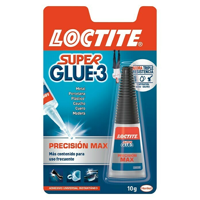 Loctite Adhesivo instantáneo Super glue-3 Precisión Max (10 g)