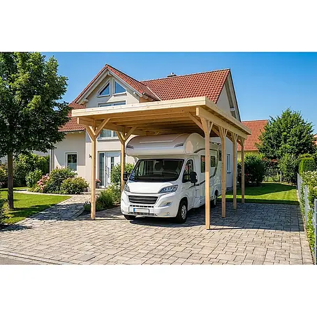 Alpholz  Carport Wohnmobil Carport