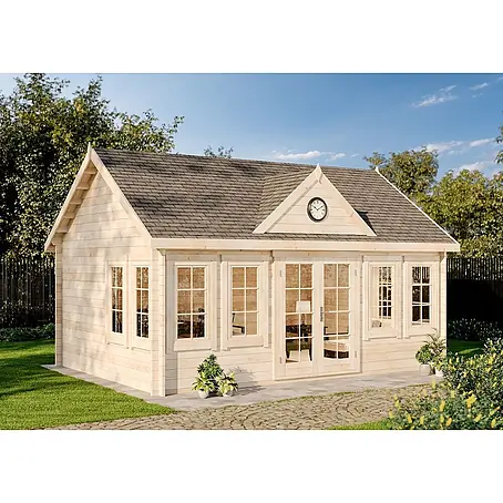 Alpholz  Gartenhaus CLOCKHOUSE® XL