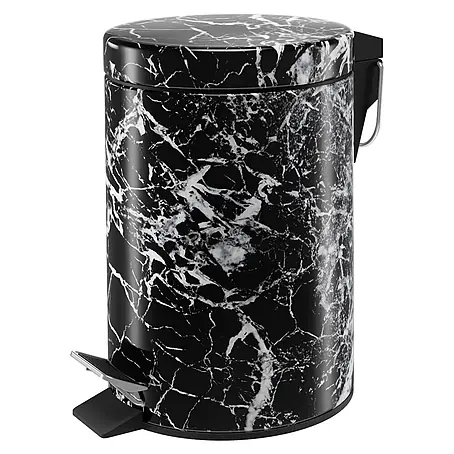 SANILO  Kosmetikeimer Marmor Schwarz