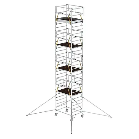Munk  Rollgerüst Rollgerüst SG mit Doppelplattform 1,35x1,80m und Ausleger 10,39m AH