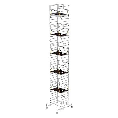 MUNK Rollgerüst SG mit Doppelplattform 1,35x1,80m Plattform 13,62m AH