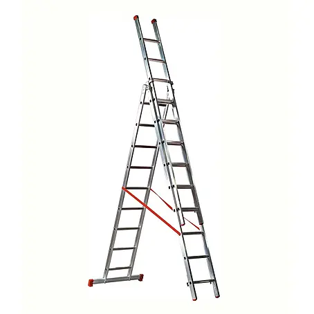 Facal  Mehrzweckleiter Mehrzweckleiter 3-teilig GENIA S300 3x10 Sprossen