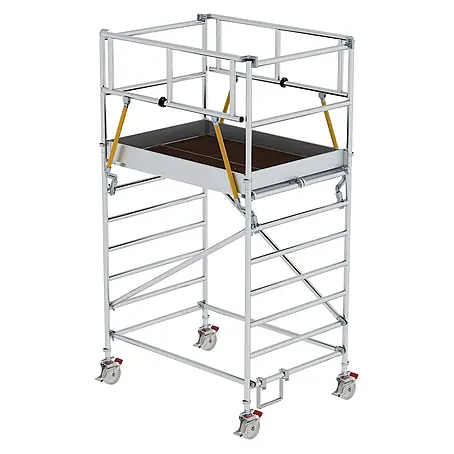 Munk  Rollgerüst Rollgerüst SG mit Doppelplattform 1,35x1,80m Plattform 4,51m AH