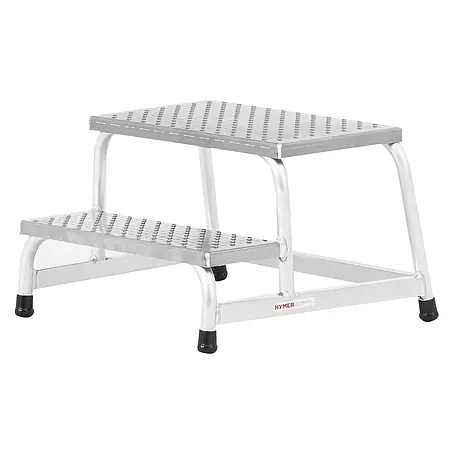 Hymer  Arbeitsplattform Maschinentritt Aluminium-Lochblech R13 2 Stufen