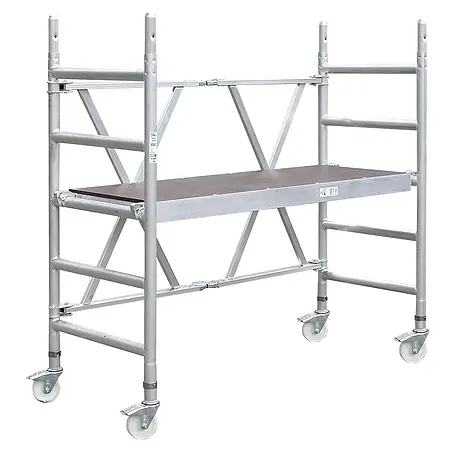 Iller Leiter  Rollgerüst Professional Klappgerüst Grundeinheit 0,75x1,80 m | 2,95m AH