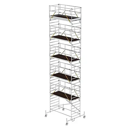 MUNK Rollgerüst SG mit Doppelplattform 1,35x3,00m Plattform 12,54m AH