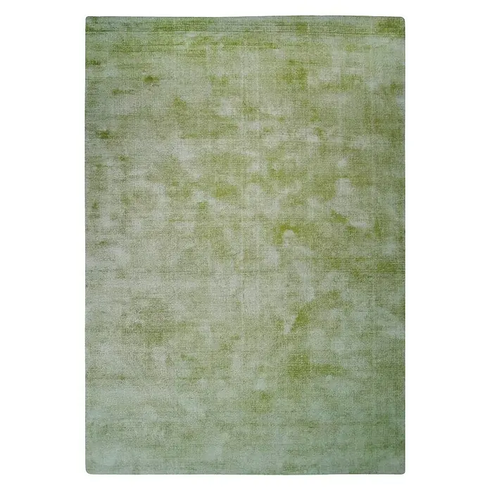 Kayoom Kurzflorteppich Luxury - Edelgrün, 290 x 200 cm, 100 % Viskose - Hellgrüner Teppich mit subtilem Muster, ideal für Wohnzimmer oder Schlafzimmer. Ein stilvolles und komfortables Accessoire für Ihr Zuhause.