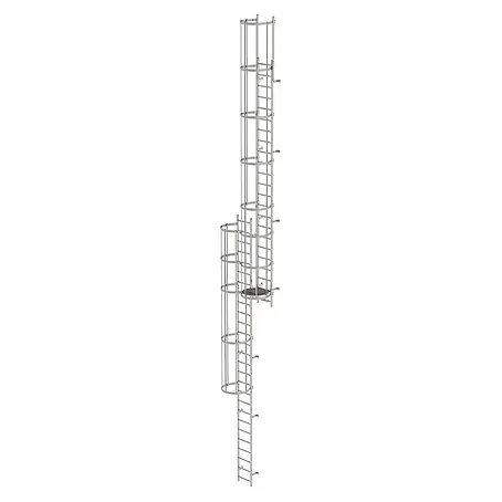 Munk  Anlegeleiter ortsfeste Steigleitern Edelstahl, 11,76m SH PG2