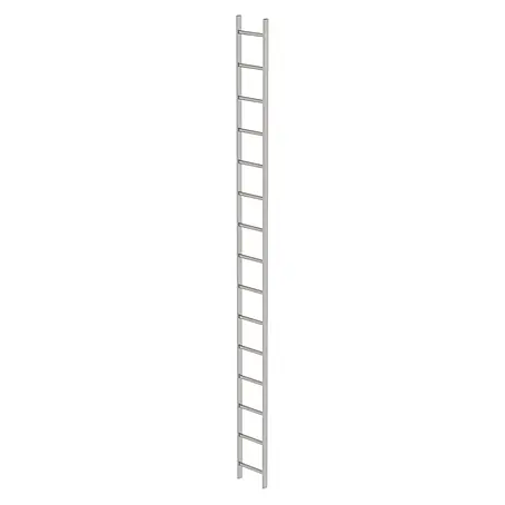 Munk  Steigleiter Schachtleiter aus Edelstahl 300mm breit 15 Sprossen 4,20m lang