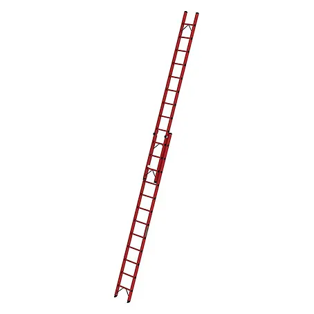 Munk  Schiebeleiter Vollkunststoff Sprossen-Schiebeleiter 2x12 Sprossen