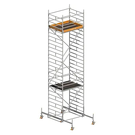 Layher  Rollgerüst Rollgerüst Uni Kompakt 8,38m AH (DIN EN 1004:2004)
