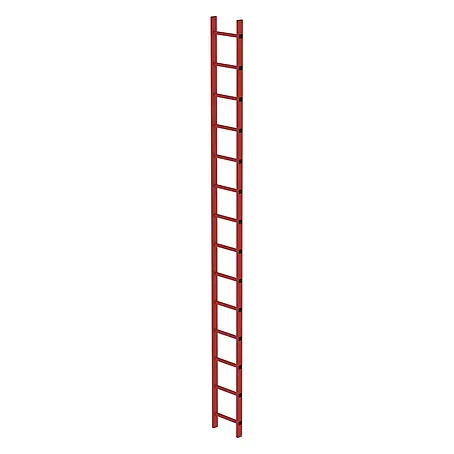 Munk  Steigleiter Schachtleiter aus GFK 300mm breit 14 Sprossen 3,92m lang