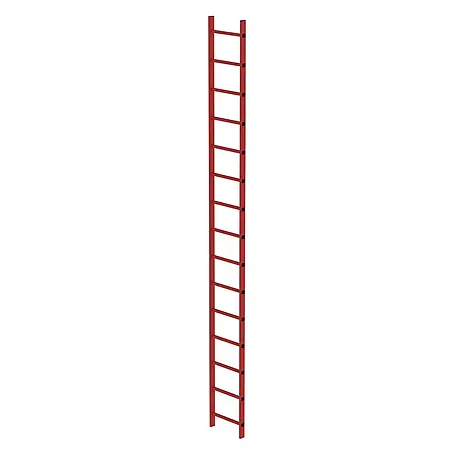 Munk  Steigleiter Schachtleiter aus GFK 400mm breit 15 Sprossen 4,20m lang