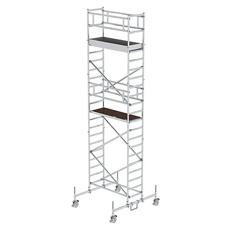 Munk  Rollgerüst Rollgerüst mit Fahrbalken 0,75x1,80m Plattform 7,45m AH