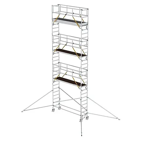 MUNK Rollgerüst SG mit Ausleger 0,75x3,00m Plattform 9,55m AH