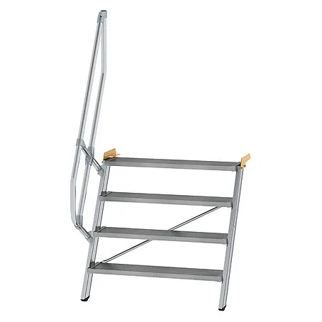 Munk  Außentreppe Treppe 60° inkl. einen Handlauf, 1000mm Stufenbreite, 4 Stufen