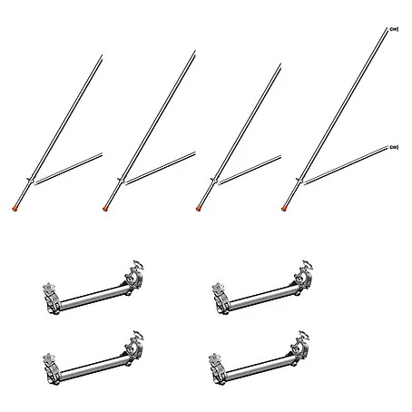 Layher  Rollgerüst Fahrgerüst Gerüststützen-Kit