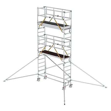 Munk  Rollgerüst Rollgerüst SG mit Ausleger 0,75x3,00m Plattform 6,47m AH
