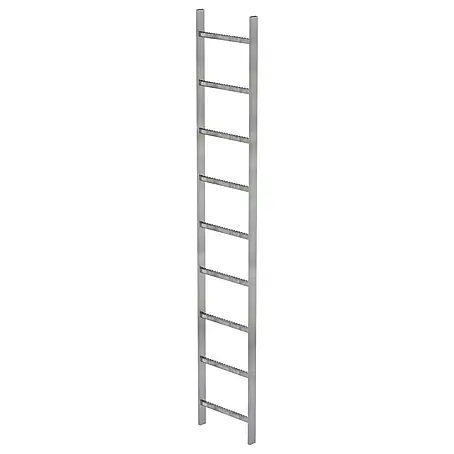 Munk  Steigleiter Schachtleiter Stahl verzinkt 400mm breit 9 Sprossen 2,52m lang