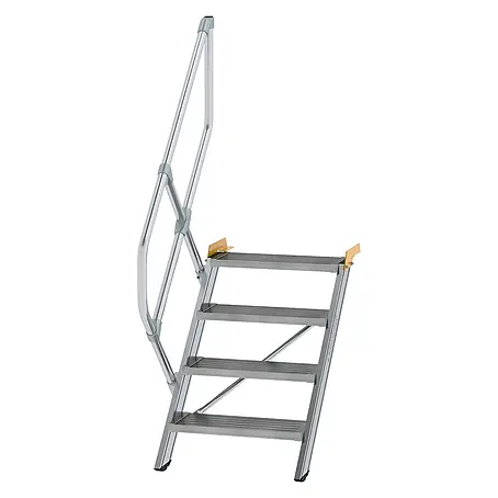 Munk  Außentreppe Treppe 45° inkl. einen Handlauf, 600mm Stufenbreite, 4 Stufen