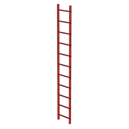 Munk  Steigleiter Schachtleiter aus GFK 400mm breit 11 Sprossen 3,08m lang