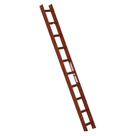 Euroline  Dachleiter Premium Kaminkehrerleiter 10 Sprossen RAL8004 Rot