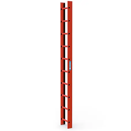 Zarges  Dachleiter Dachleiter 10 Sprossen ziegelrot