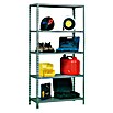 Simonrack Ecoclick Metallregal (L x B x H: 30 x 80 x 180 cm, Traglast: 150 kg/Boden, Anzahl Böden: 5, Montageart: Stecken, Grau)