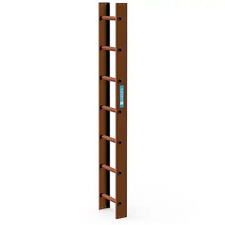 Zarges  Dachleiter Dachleiter 7 Sprossen kupferbraun